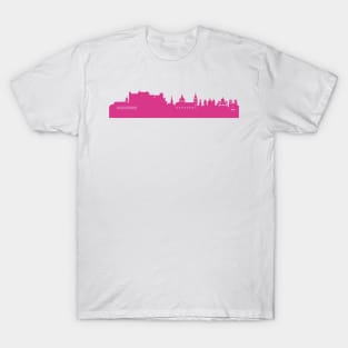 Salzburg skyline pink T-Shirt